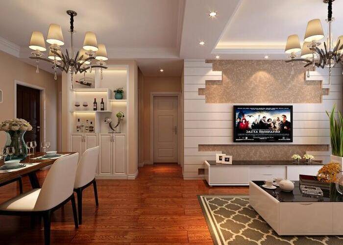 簡單大方的玄關柜與家居搭配設計